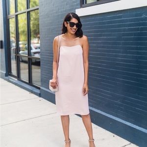 Everlane Japanese Go Weave slip dress